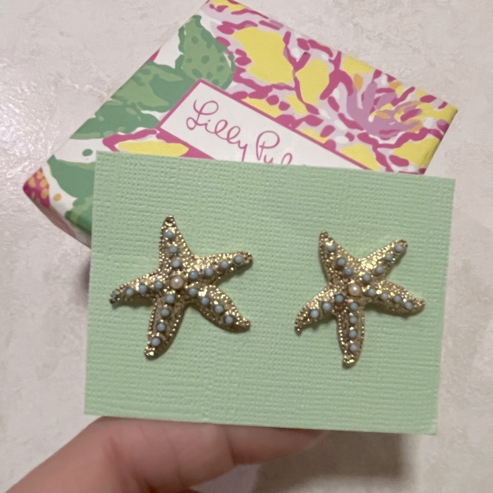Lilly Pulitzer Starfish Earrings
